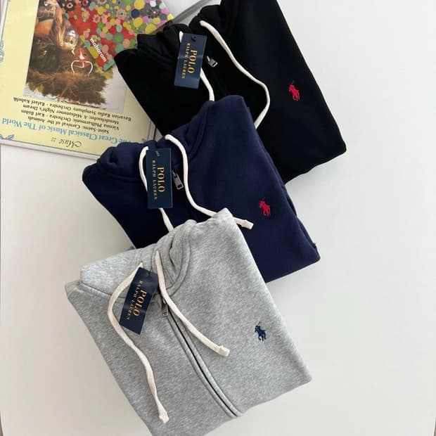 폴로 후드집업