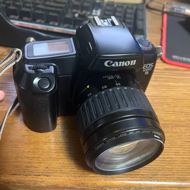 [빈티지 필름 카메라] 캐논 eos 1000s + 35-105 렌즈