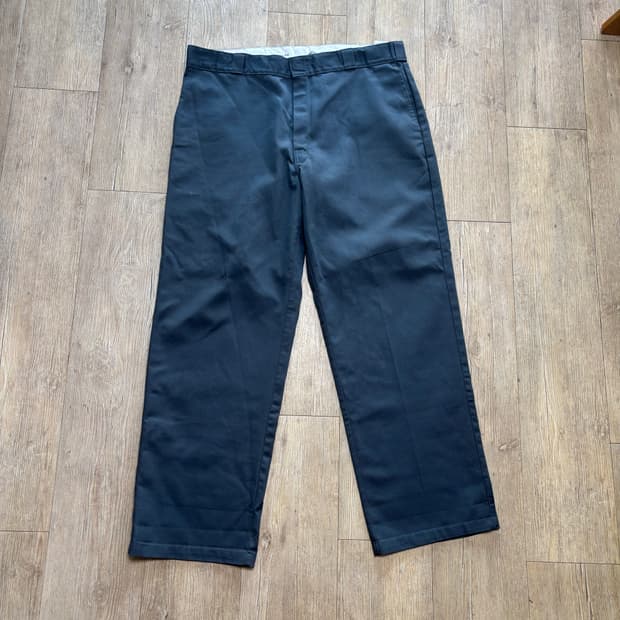 vtg 디키즈 더블니 그레이 40