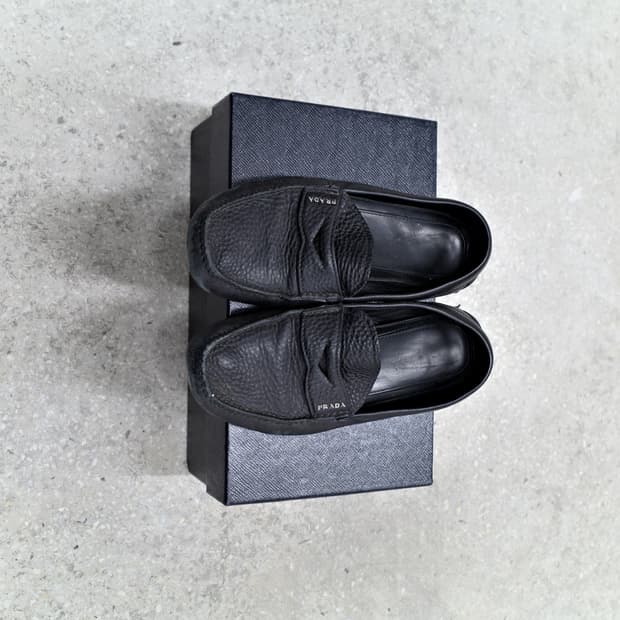 Prada Leather Driving Shoes