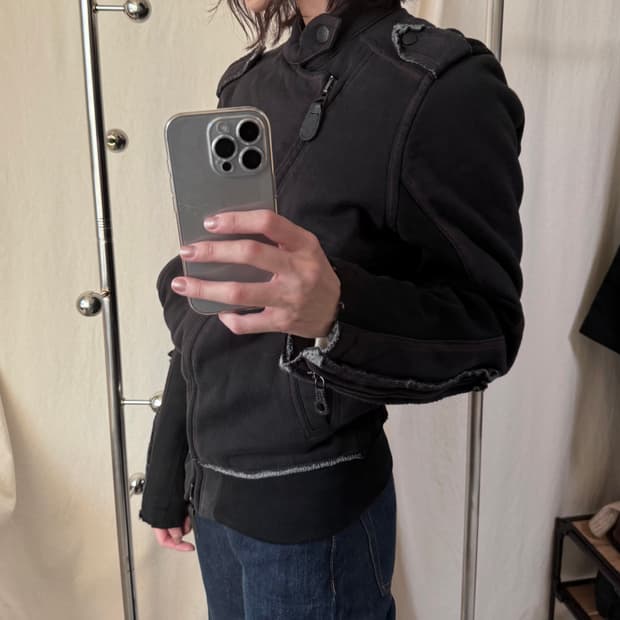 Diesel 스웻 라이더 자켓