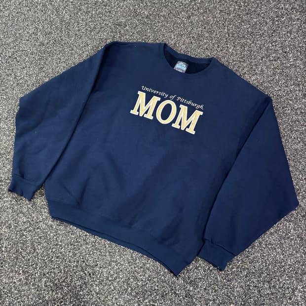 빈티지 usa mom univ 맨투맨