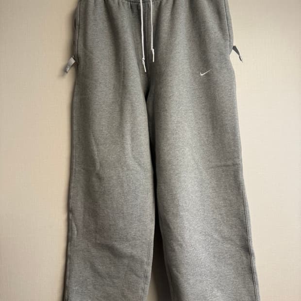 나이키NSW 솔로스우시 오픈헴 팬츠 그레이 M