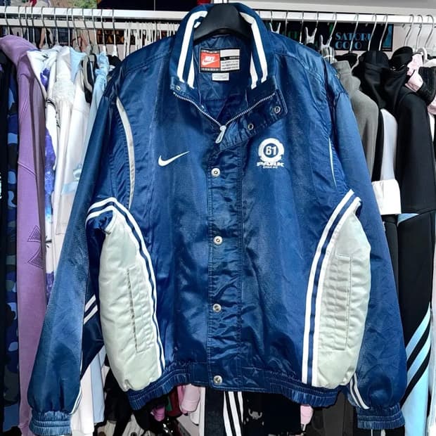 NIKE 나이키 00s 박찬호 스타디움 봄버 바시티 자켓