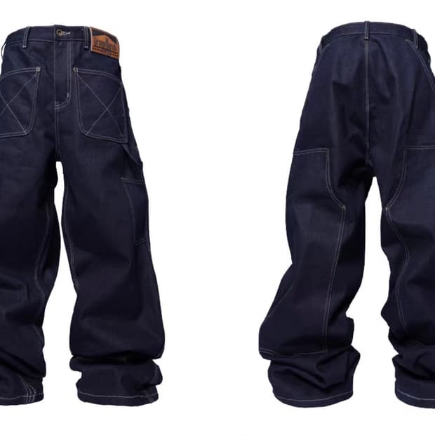 Reversed Seam Baggy Denim 
