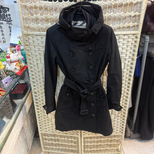 38/44-55 정품 버버리 브릿 후드바막코트 팝니다