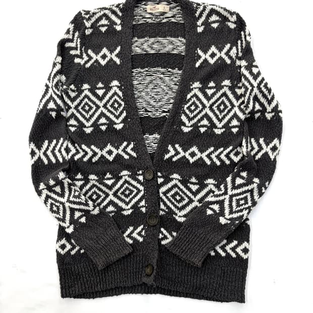 홀리스터 노르딕 니트 가디건