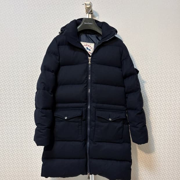 [백화점정품] 피레넥스(Pyrenex) 여성 플란넬 울 다운 롱 패딩