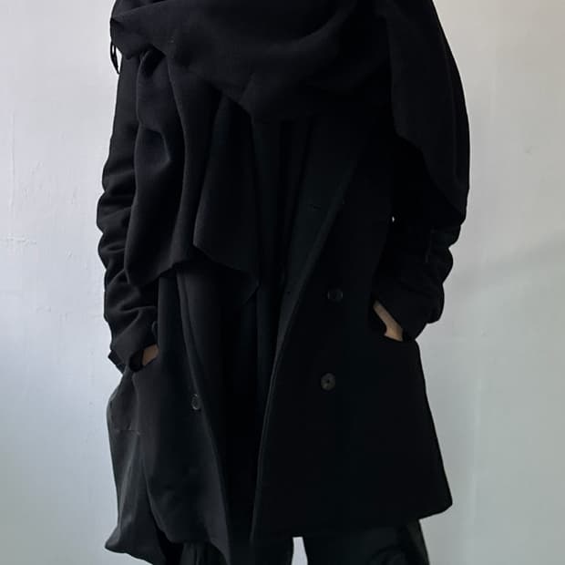 이탈리아 램스 울 오버 스카프