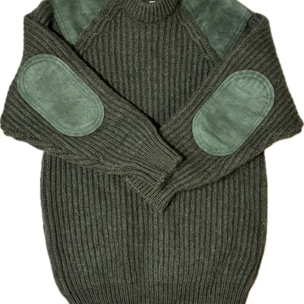 빈티지 밀리터리 니트 코만도 니트 