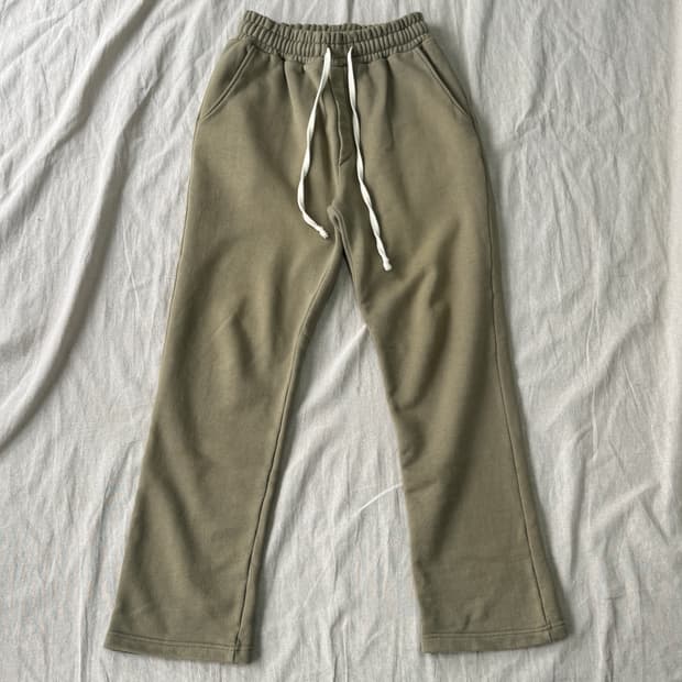 Yyy 스트랩 카키 스웻팬츠 L