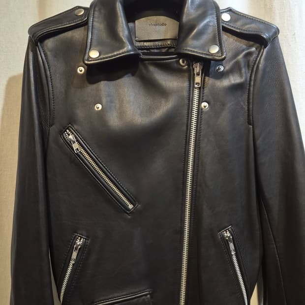 Vivastudio 여성 양가죽 자켓