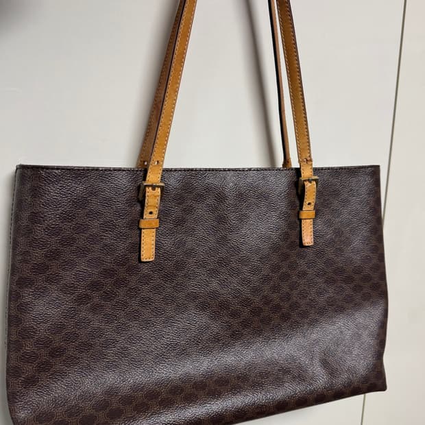 정품 셀린느 마카담 숄더백 브라운 쇼퍼백 토트백 명품 가방