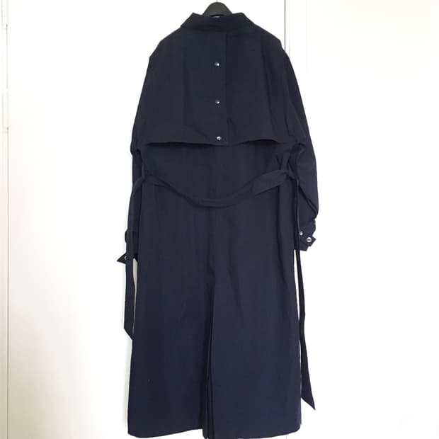 Navy Snap Trench