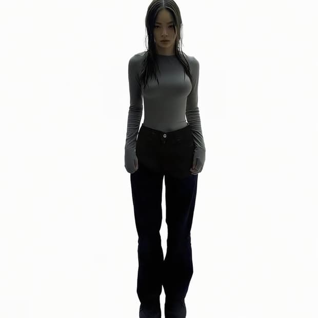 17END × Computer Format PAINTED DENIM XS