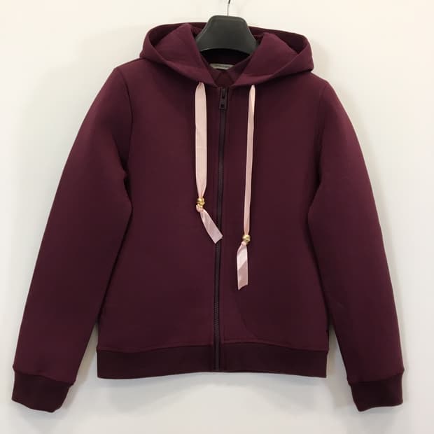 쟈딕앤볼테드 콤피 버건디 후드집업 XS 