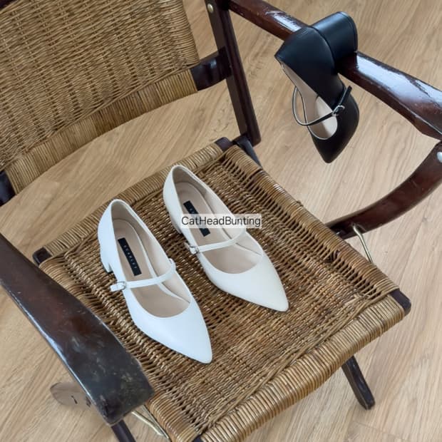 메리제인 스틸레토 펌프스 힐 °수제화° 슈스프레소