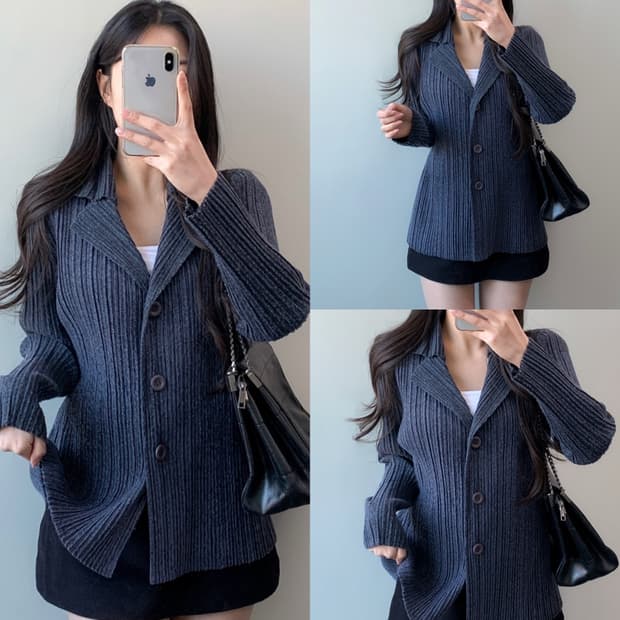 플리츠 플리즈 3B 자켓