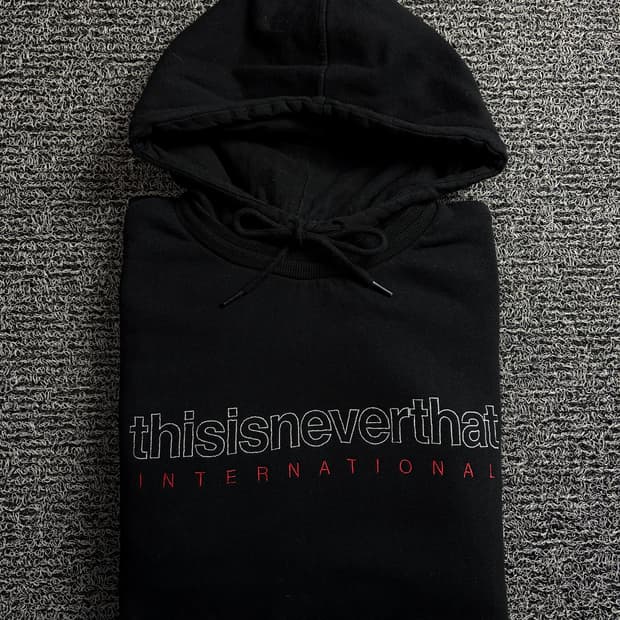 디스이즈네버댓 빅로고 박시핏 후드 티셔츠 1511