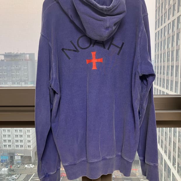 노아 NYC 후드 집업 블루