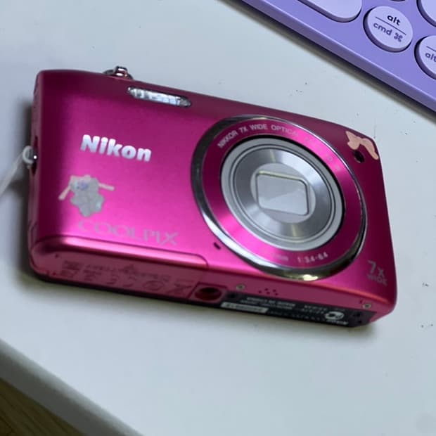 니콘 쿨픽스 s3500 풀박스 사쿠라 디카 (작례있음)