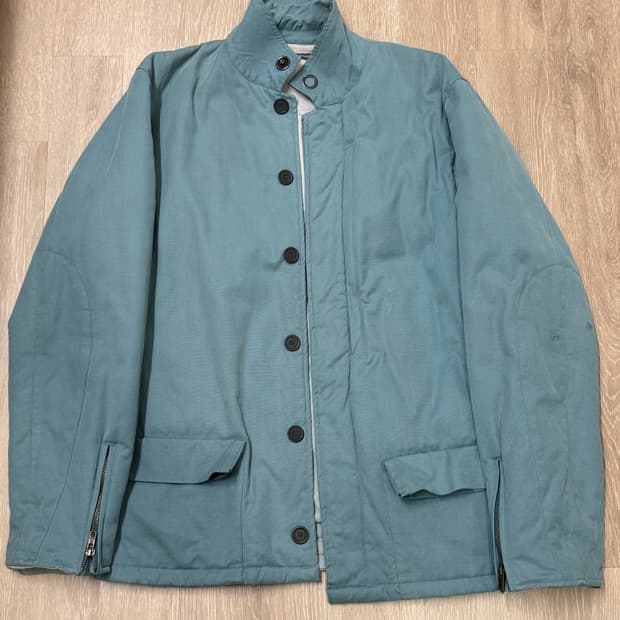 Lemaire 90s 00s 아카이브 블루 자켓