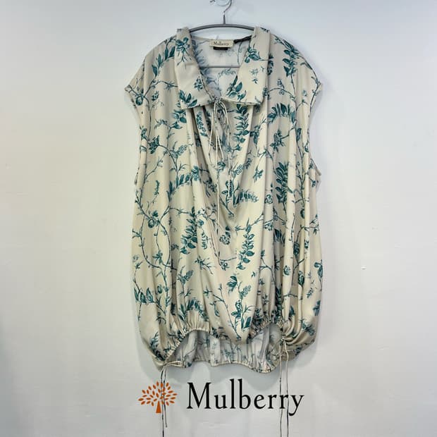 Mulberry 멀버리 슬리브리스 블라우스