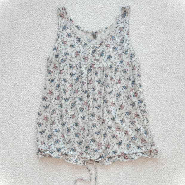 뮤트그레이 잔꽃 슬리브리스 하구미 모리걸 사와코 어스뮤직 엑시즈팜