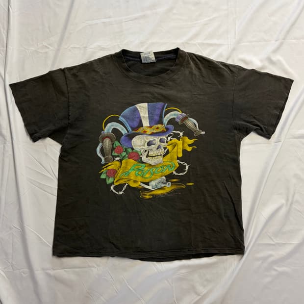 [XL] 90s 포이즌 빈티지 밴드 티셔츠