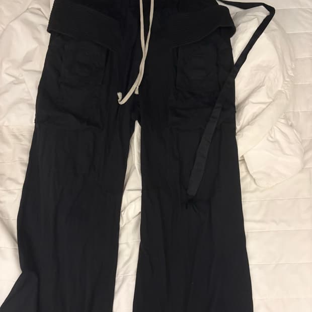 릭오웬스 와이드 태권도 팬츠