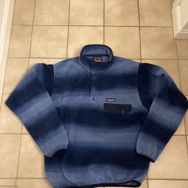 15SS 파타고니아 신칠라 스냅-T 블루/네이비