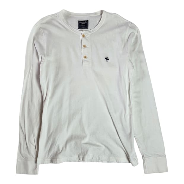 [A&F] 아베크롬비 무스로고 헨리넥 롱슬리브