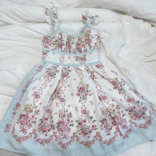 리즈리사 하늘색원피스