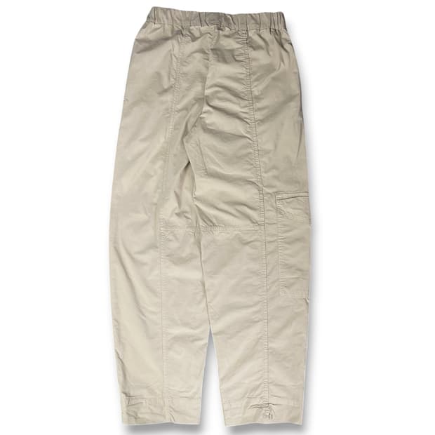 GANNI 가니 연노랑 우븐 카고 와이드 밴딩 팬츠 S