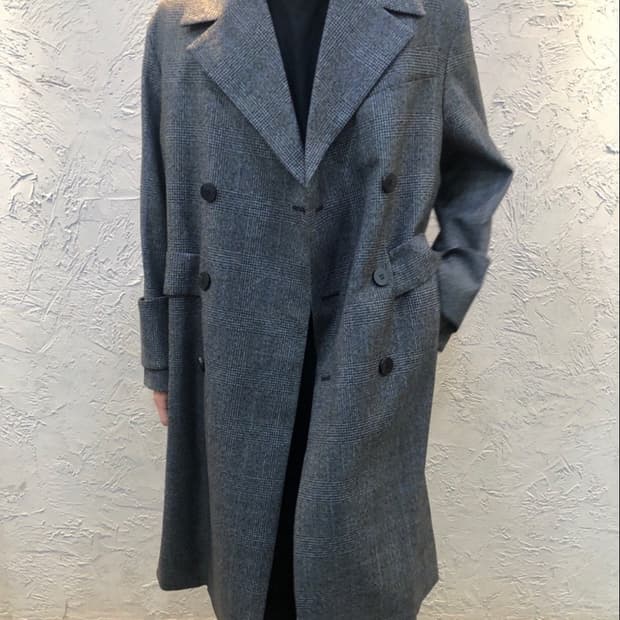 [48] 19fw 우영미 메인 체크 코트