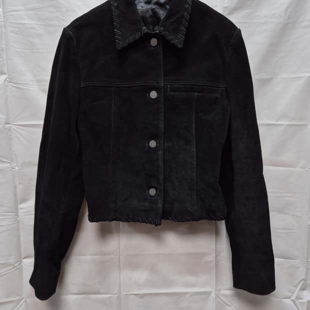 스테파넬 스웨이드 웨스턴 자켓