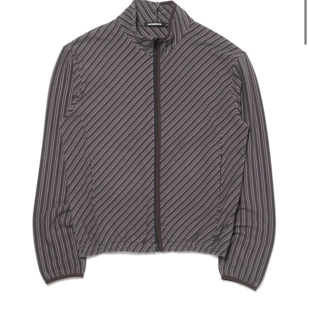 [3,4] 해칭룸 Slash Cardigan Brown Charcoal