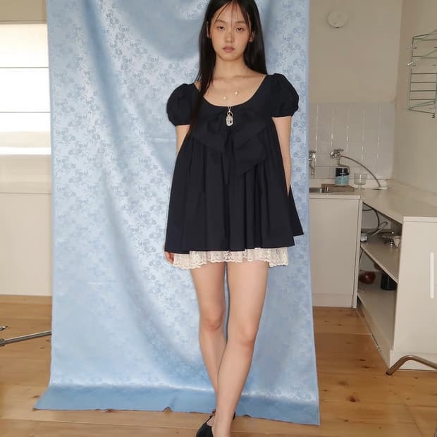 Sinoon big bow lace dress
