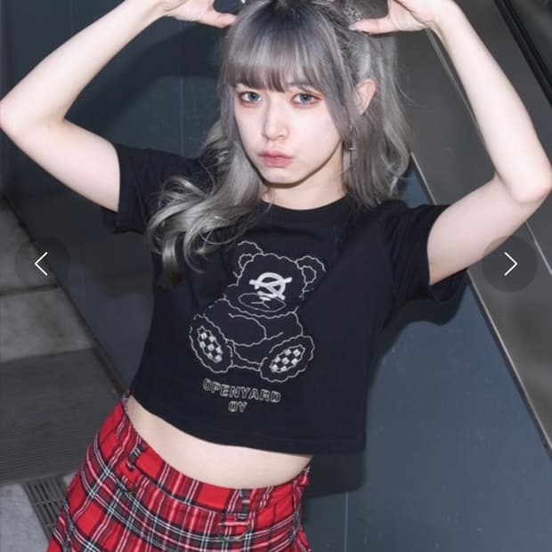 Oy odolly patch crop tee (일괄판매)