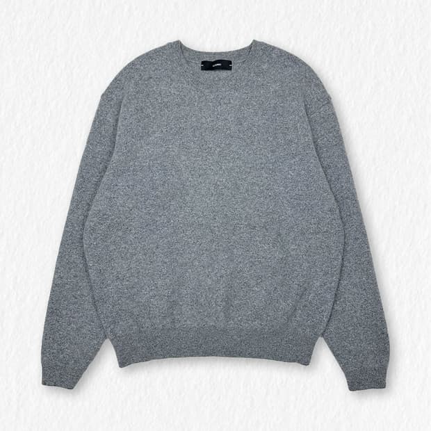 일꼬르소 캐시미어 블렌드 니트 그레이