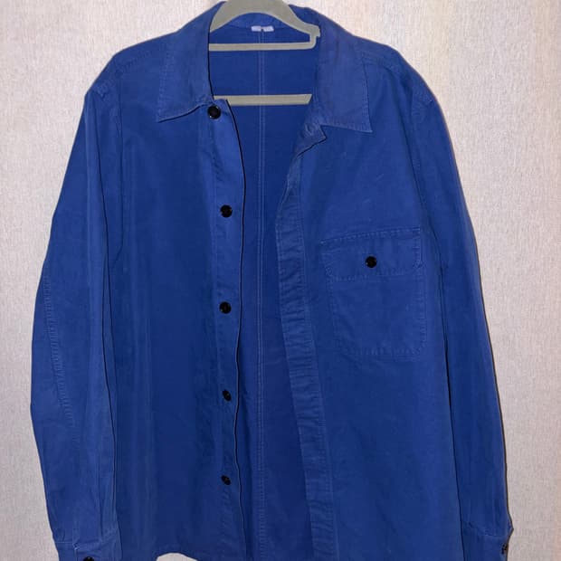 ARKET Blue Shirt Jacket 50