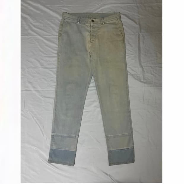 Maison Margiela Contrasting Hem Jeans 50