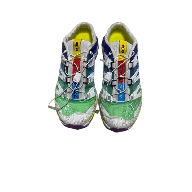 살로몬 x MM6 메종 마르지엘라 XT-4 뮬 스펙트럼 블루 화이트