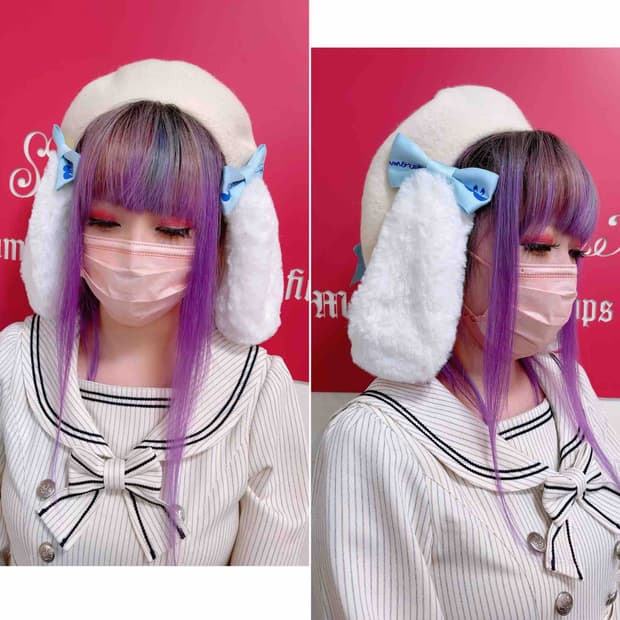 메타모르포제 x 산리오 시나모롤 20주년 콜라보 베레모