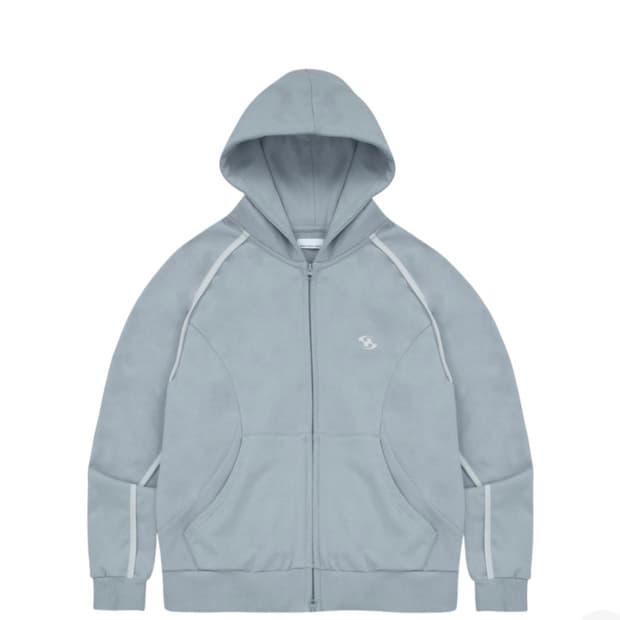산산기어 집업 후드 스카이블루 - 22FW