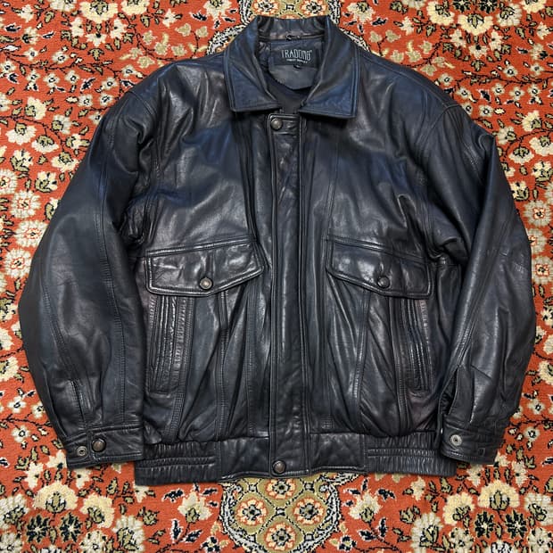 [L] Tradong 빈티지 리얼레더 램스킨 가죽자켓