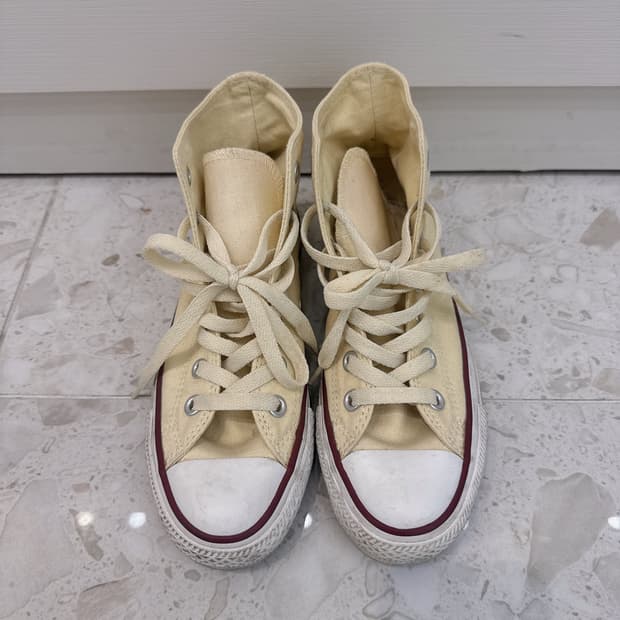 컨버스 하이 아이보리 225