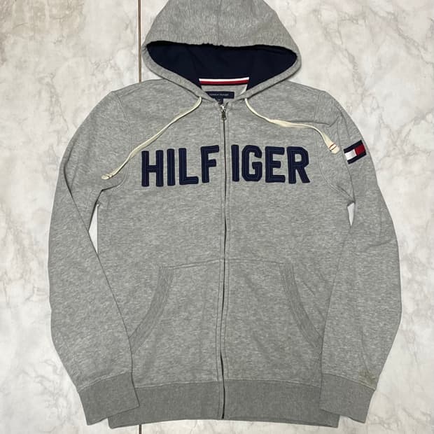 타미힐피거 기모 후드집업 90 ~ 95 남녀공용