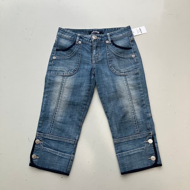 clride 패널 데님 크롭 팬츠 29