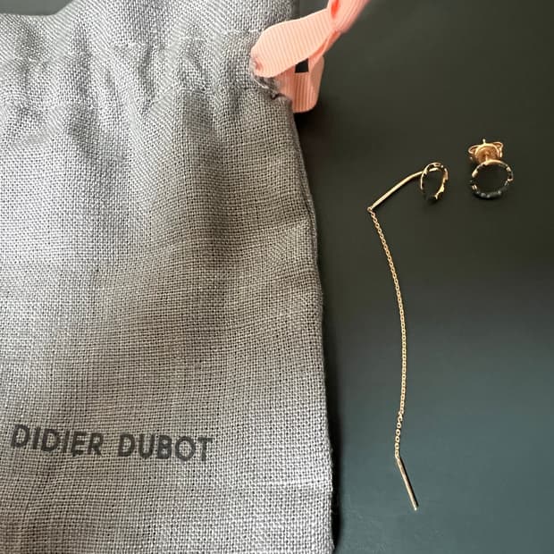 디디에두보 몽파리 블루 다이아몬드 언발란스 귀걸이